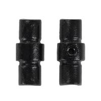 Doos Inwendig koppelstuk - zwart-C / 33,7 mm (80 stuks)
